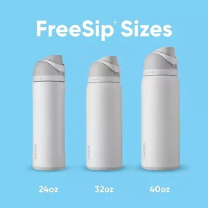 Owala FreeSip Insulated Stainless Steel Water Bottle with Straw for Sports and Travel, BPA-Free,